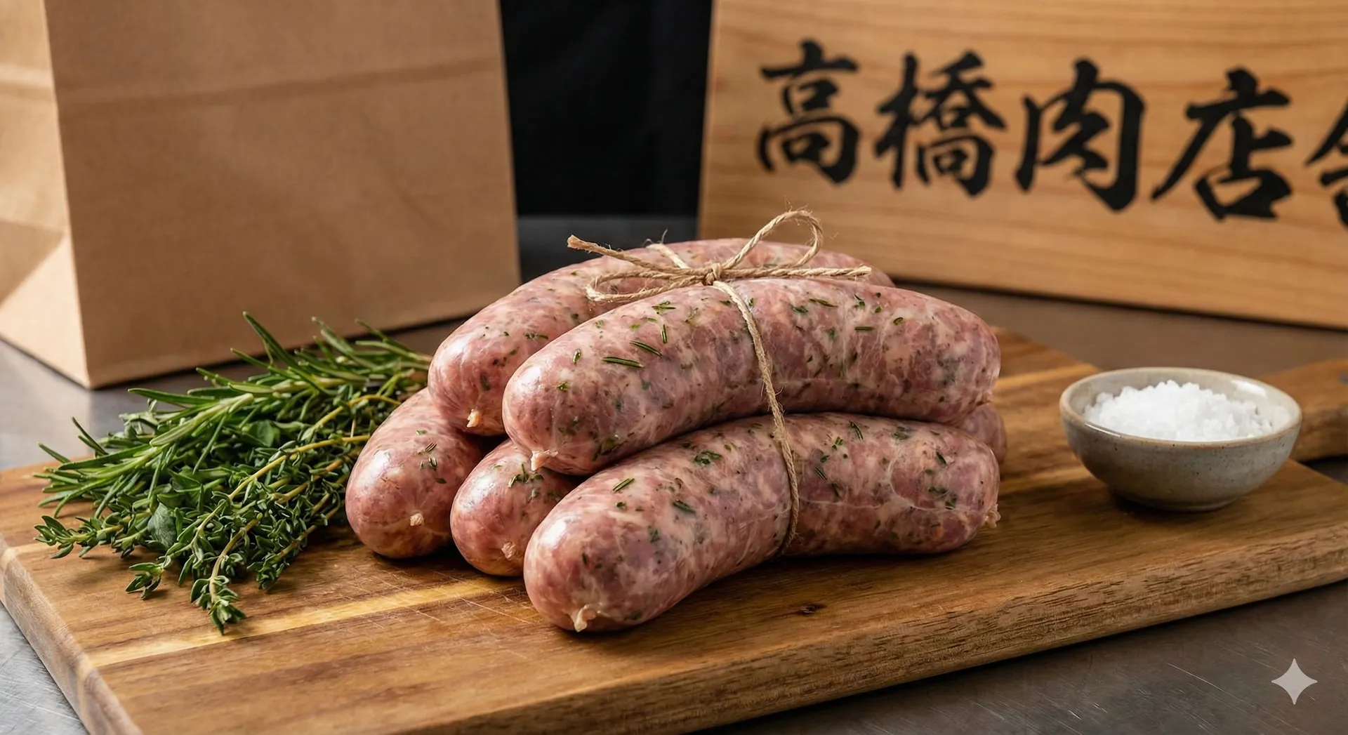 手作りハーブソーセージ